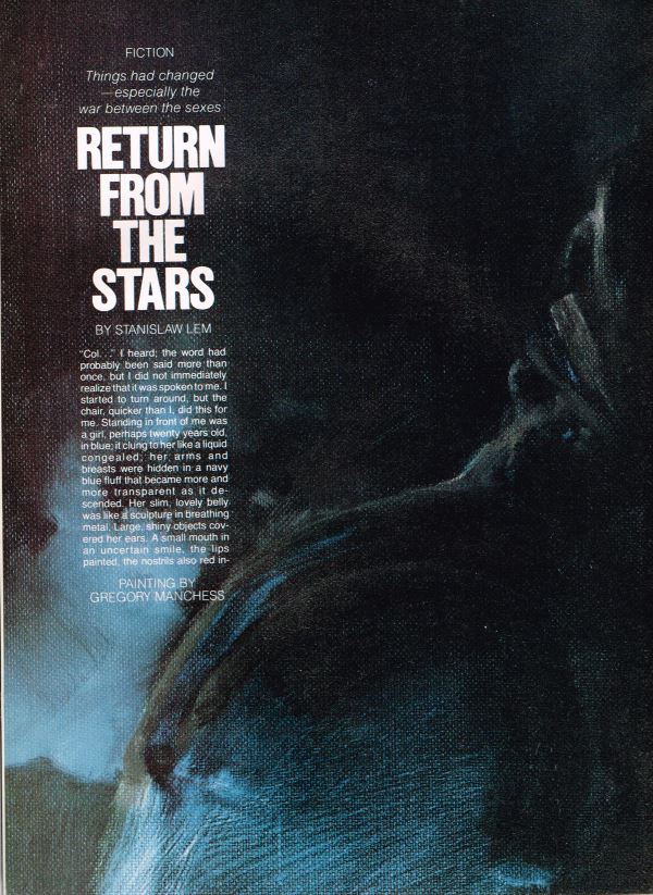 William Flew Omni Magazine Stanislaw Lem Return From The Stars page 1